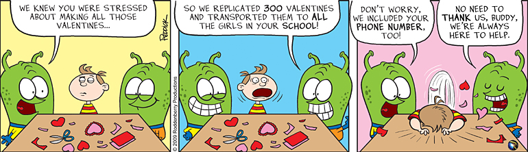 Strip 75: 300 Valentines
