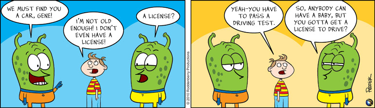 Strip 201: License to Drive