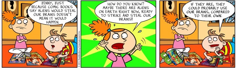 Strip 480: Brain Thiefs
